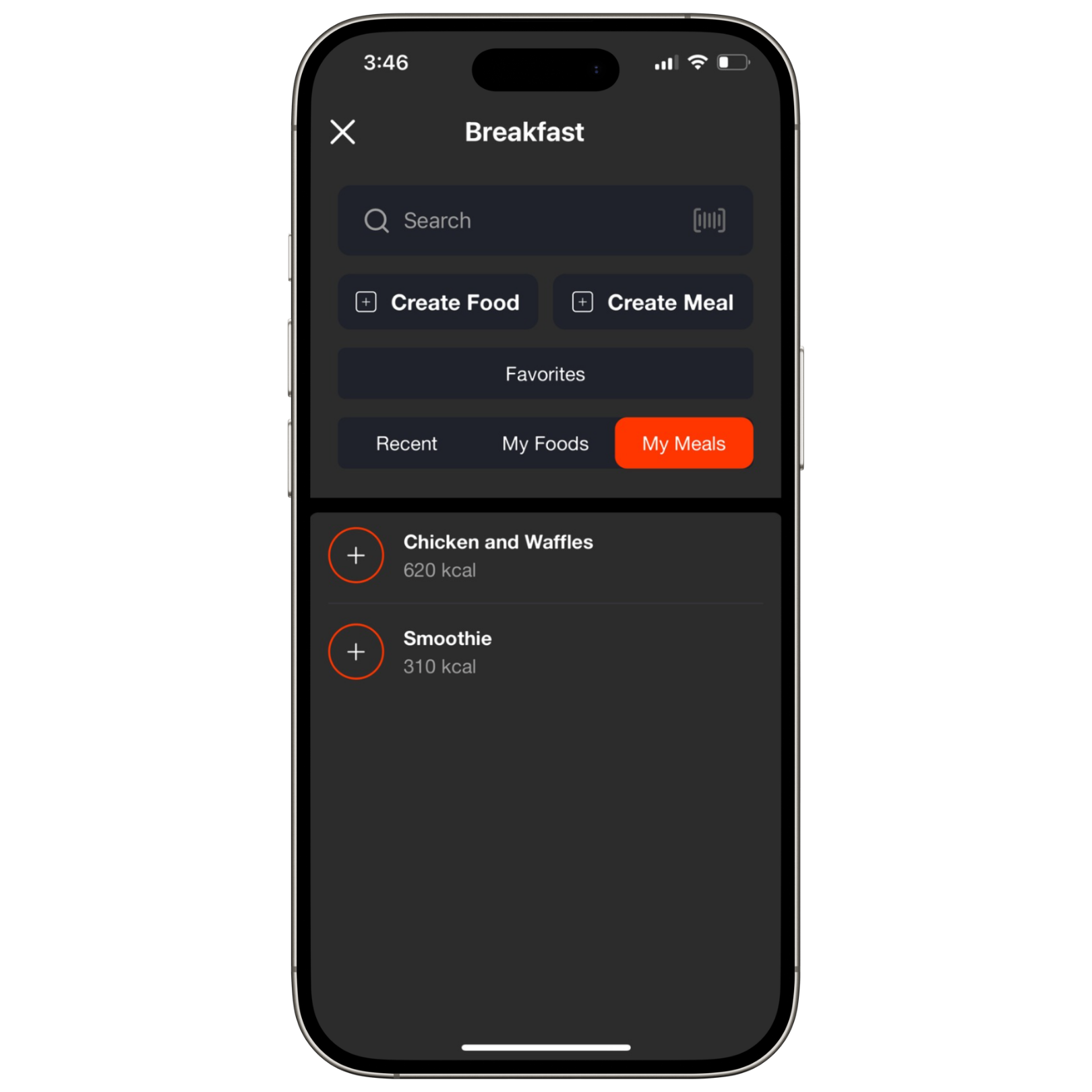 Custom Meals & Recipes